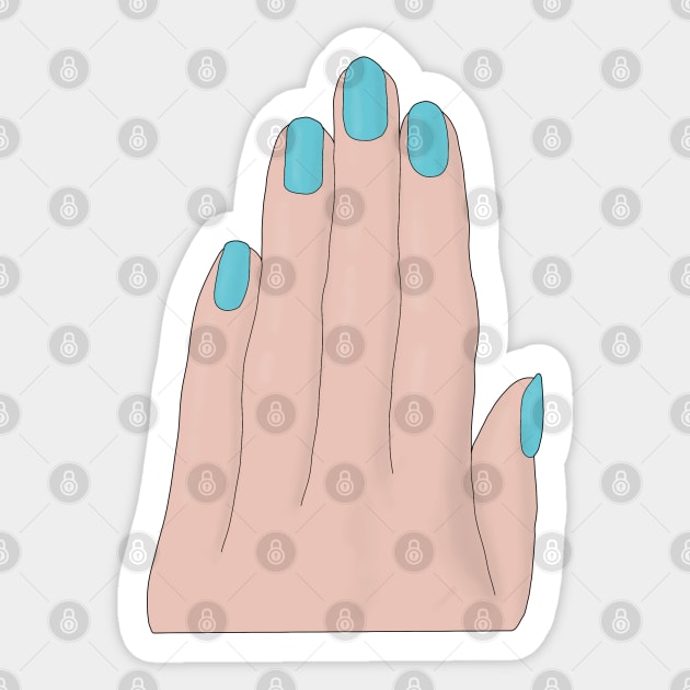 My Nails Sticker by DiegoCarvalho